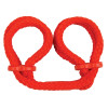Japanese Silk Love Rope Wrist Cuffs - Red