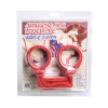 Japanese Silk Love Rope Ankle Cuffs - Red