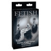 Fetish Fantasy Series Feather Nipple Clamps & Butt Plug - Black